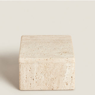 Premium Travertine Limestone Storage Box: Eco-Friendly, Stylish, and ...