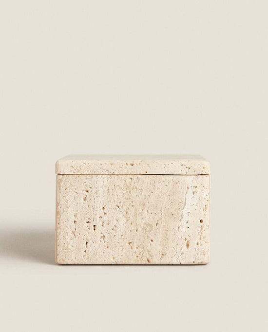 Premium Travertine Limestone Storage Box: Eco-Friendly, Stylish, and ...