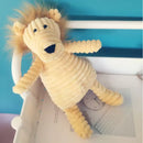 Plush corduroy squeaky dog toy animal shape durable chew toy for puppies and dogs