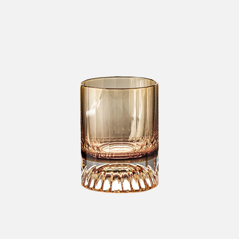 Elegant Fluted Whiskey Cocktail Glass