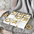 Luxury Glass Chess / Tic Tac Toe Board Set