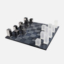 Luxury Glass Chess / Tic Tac Toe Board Set