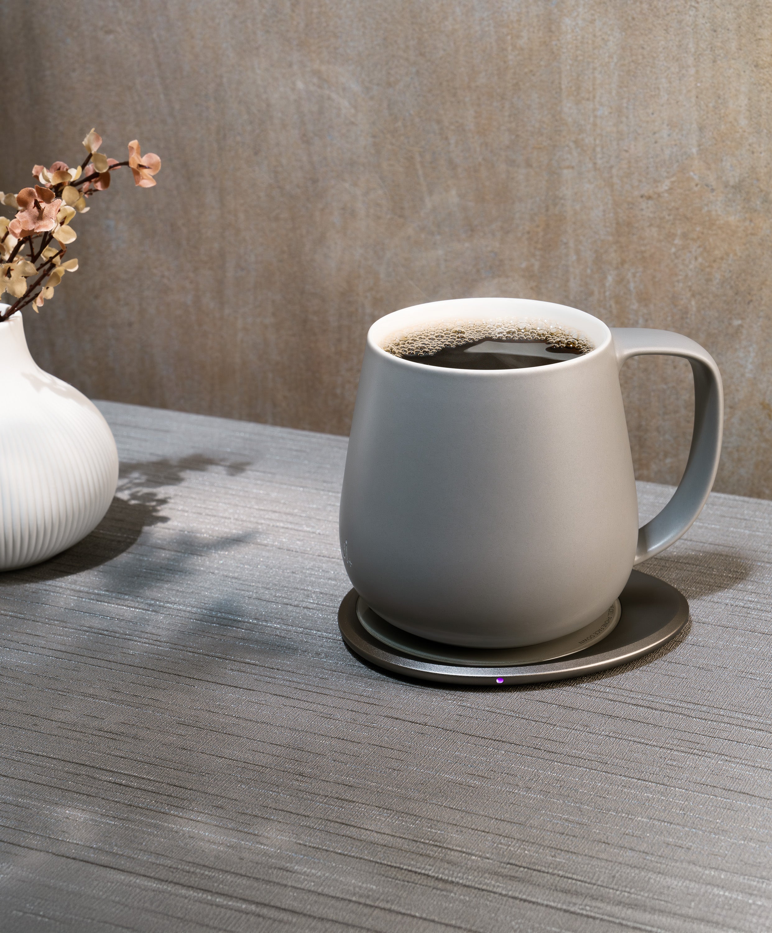 Ui+ Self-heating Mug Set - Soft Gray-Letifly Lights and Decor