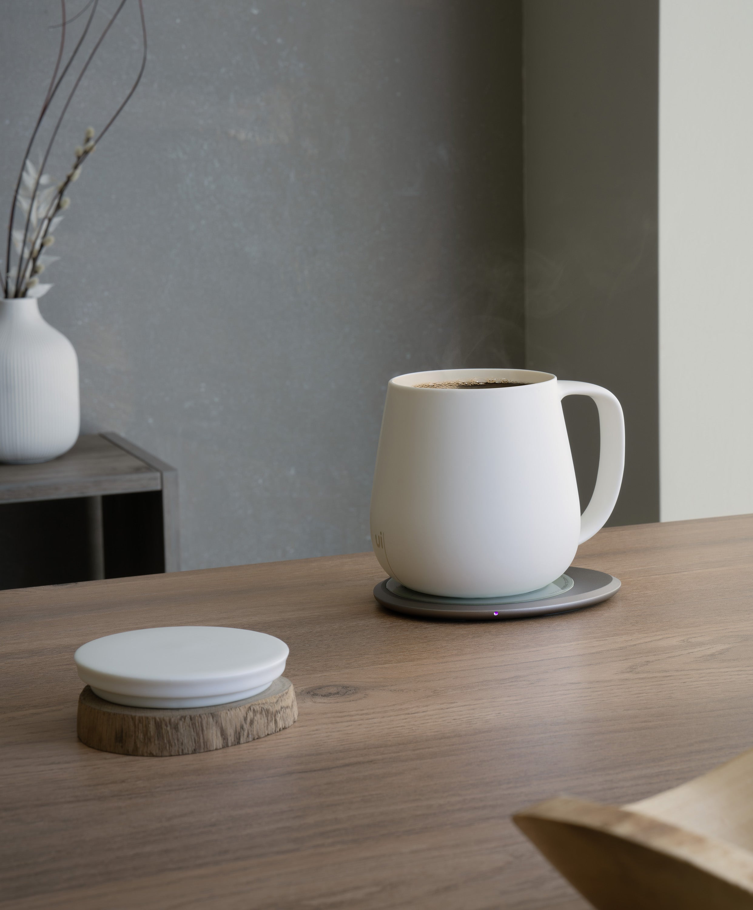Ui+ Self-heating Mug Set - Jasmine White-Letifly Lights and Decor