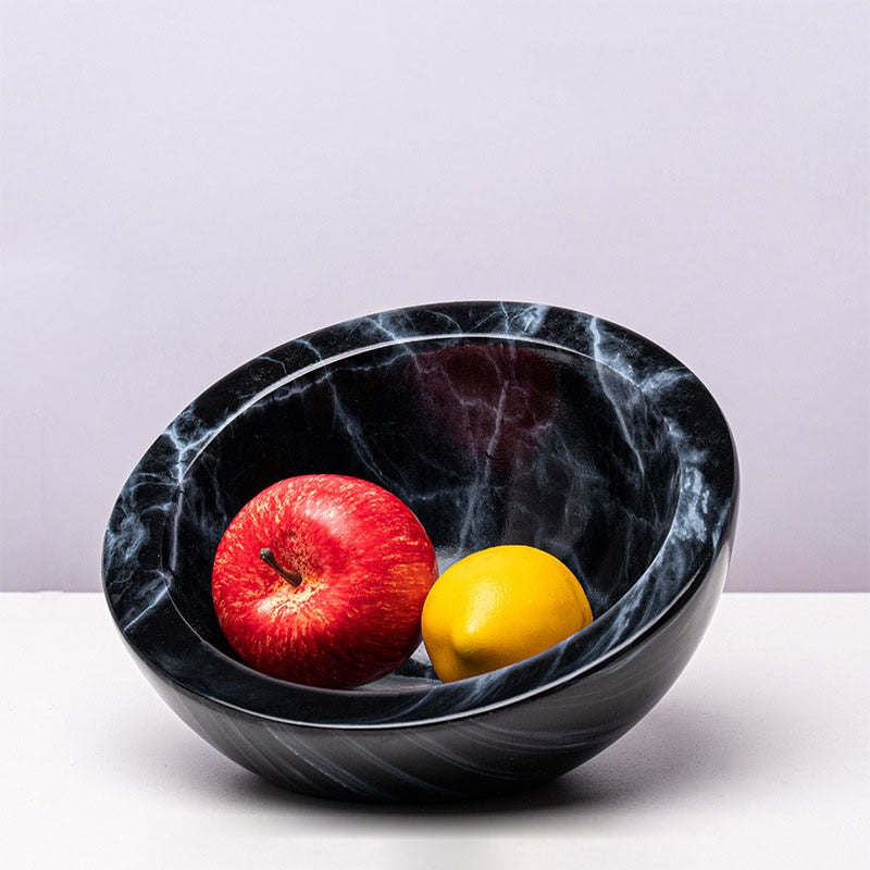 Blumenvase aus Marmor: Elegante, handgefertigte Tischdekoration aus Keramikharz – Letifly Lights & Decor