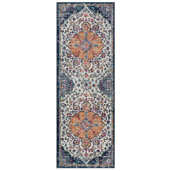 Mateo Boho Medallion Woven Area Rug