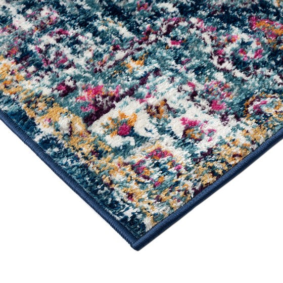 Mateo Boho Medallion Woven Area Rug