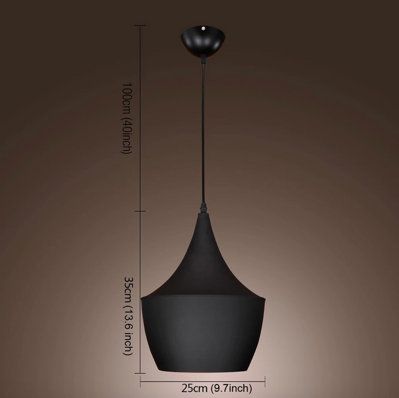 Mika Noir Plafonnier LED