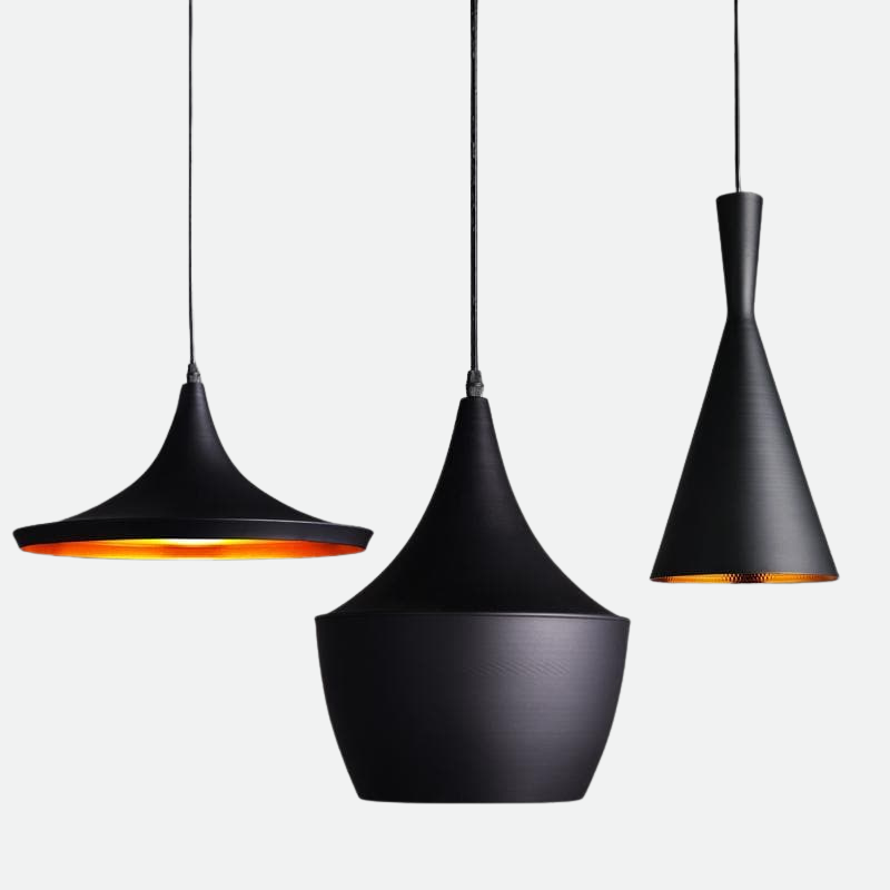Mika Noir Plafonnier LED