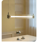 Sleek Horizon Linear Glass Pendant