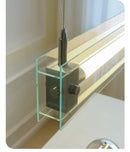 Sleek Horizon Linear Glass Pendant