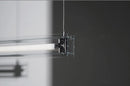 Sleek Horizon Linear Glass Pendant