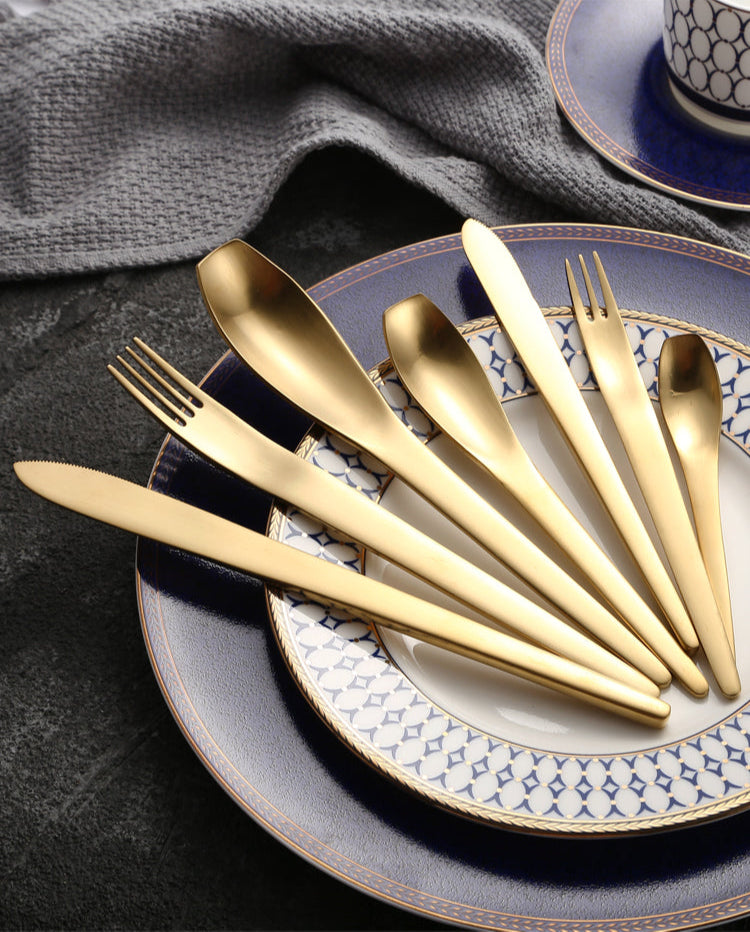 Modern Japanese Stainless Steel Cutlery Set