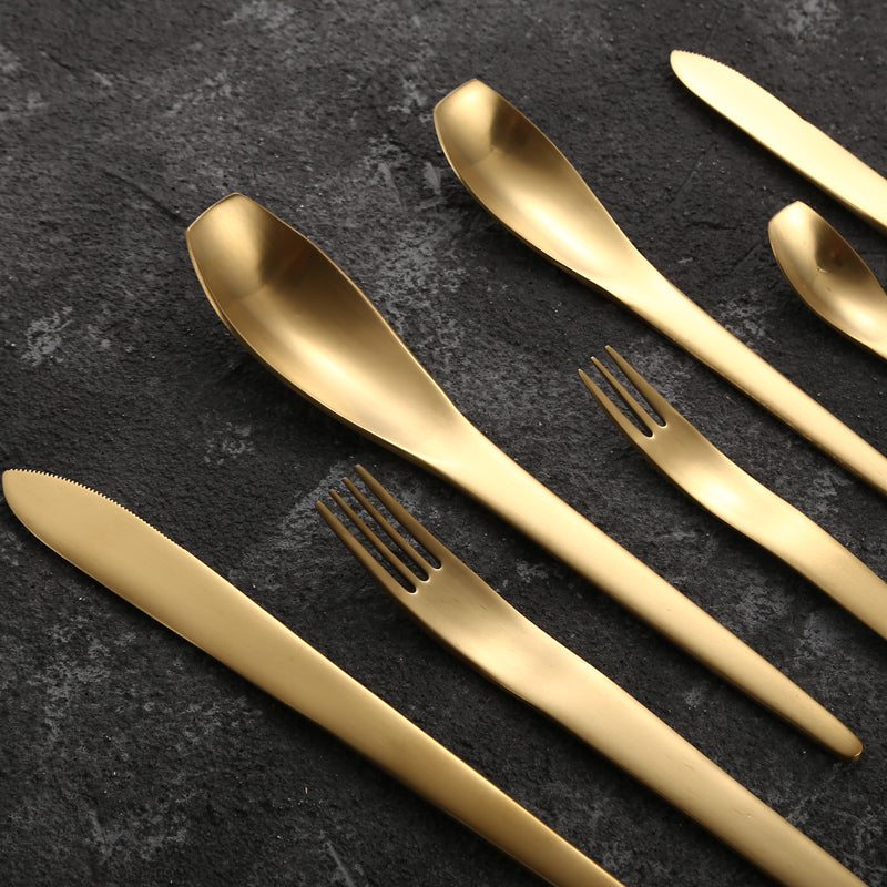 Modern Japanese Stainless Steel Cutlery Set