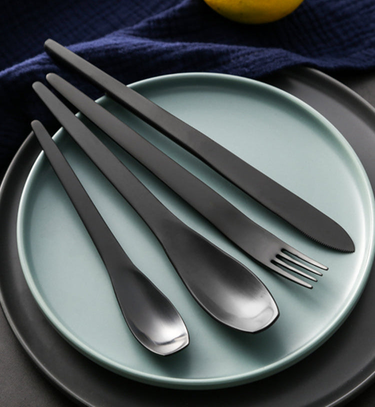 Modern Japanese Stainless Steel Cutlery Set