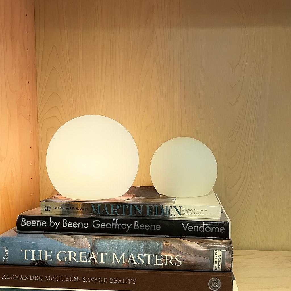 Moon Cordless LED Table Lamp with Rechargeable Batteries