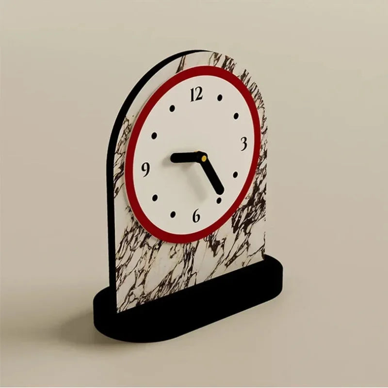 Desktop Rocking Clock Modern Arc Desktop Clock – Letifly Lights & Decor