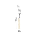 Stainless steel cutlery with acrylic handles - creative Western-style steak cutlery and dessert spoons-Letifly Lights and Decor