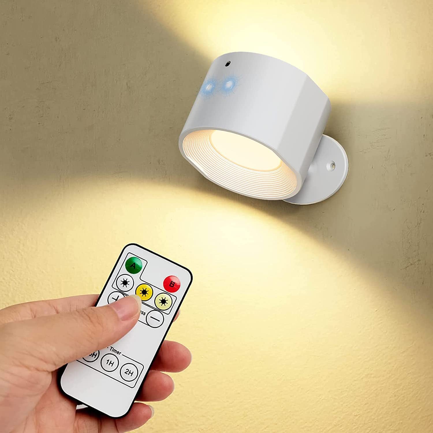 MagnoGlow LED Wall Lamp – Rechargeable, Detachable, Stick-On & Remote-Controlled