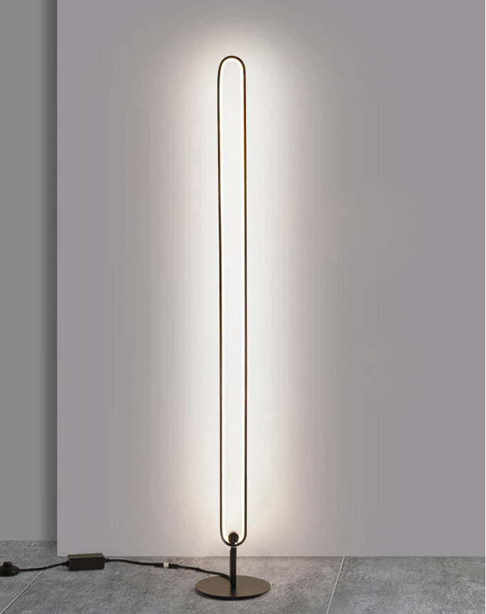 Oblate LED Floor Lamp
