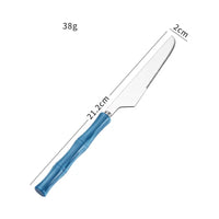 Stainless steel cutlery with acrylic handles - creative Western-style steak cutlery and dessert spoons-Letifly Lights and Decor