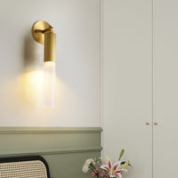 Ripple Drop Tube Wall Lamp