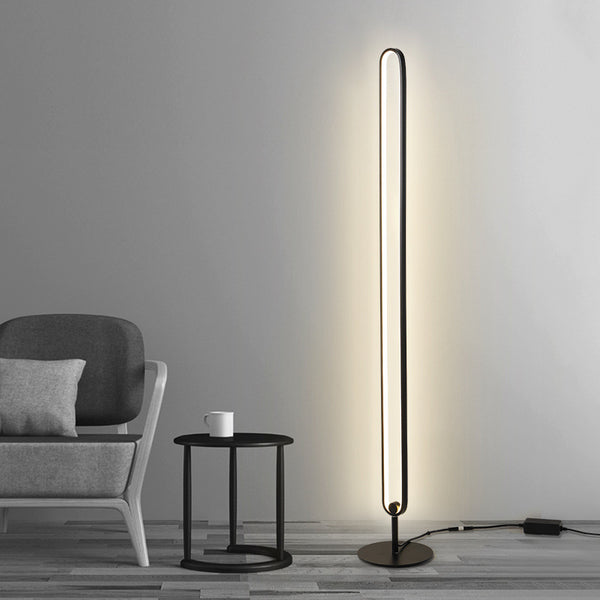 Lampadaire LED oblat