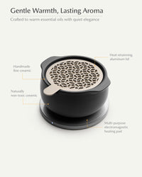 Jun Self-heating Diffuser Set - Inkstone Black