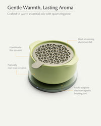 Jun Self-heating Diffuser Set - Verde Green