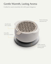 Jun Self-heating Diffuser Set - Jasmine White