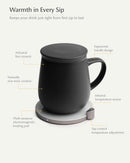 Ui Self-heating Mug Set - Inkstone Black