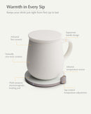 Ui Self-heating Mug Set - Jasmine White
