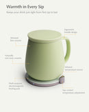 Ui+ Self-heating Mug Set -  Verde Green