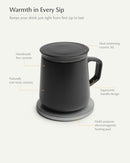 Neo Self-heating Mug Set- Inkstone Black