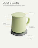 Neo Self-heating Mug Set - Verde Green