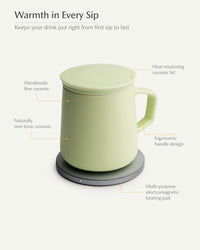 Neo Self-heating Mug Set - Verde Green