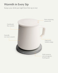 Neo Self-heating Mug Set - Jasmine White