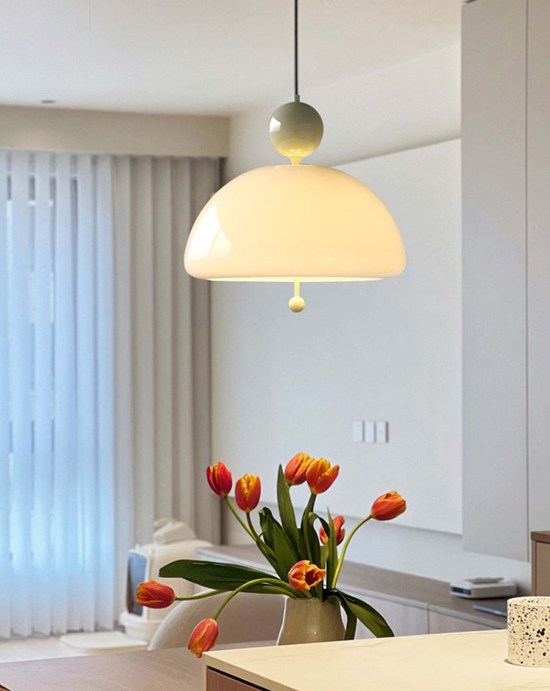 Olivia Vintage Bell Glass LED Pendant Lamp