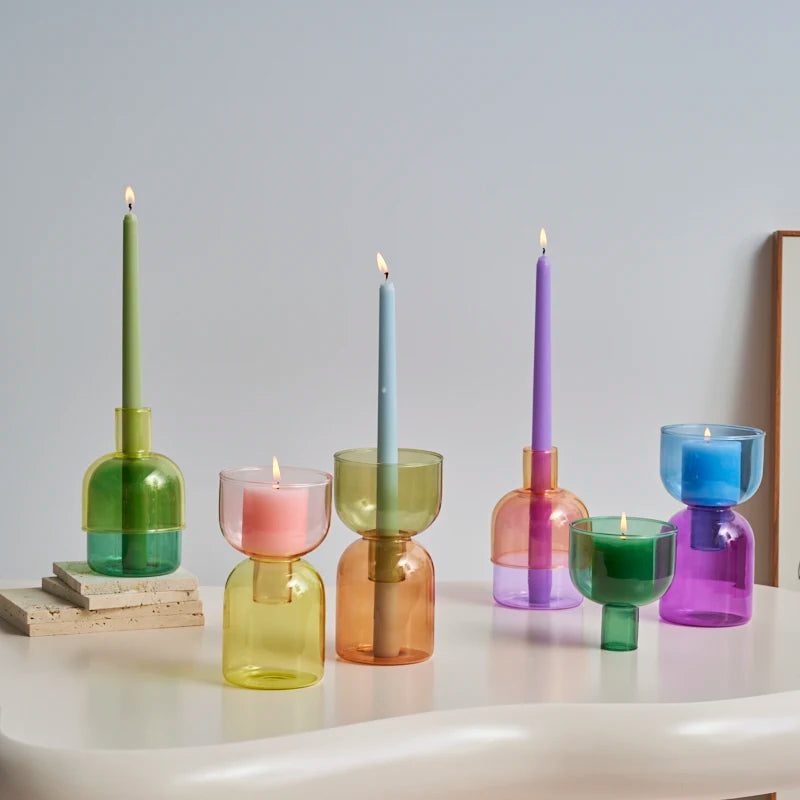 Radiant Glass DYI Vase & Candle Holder