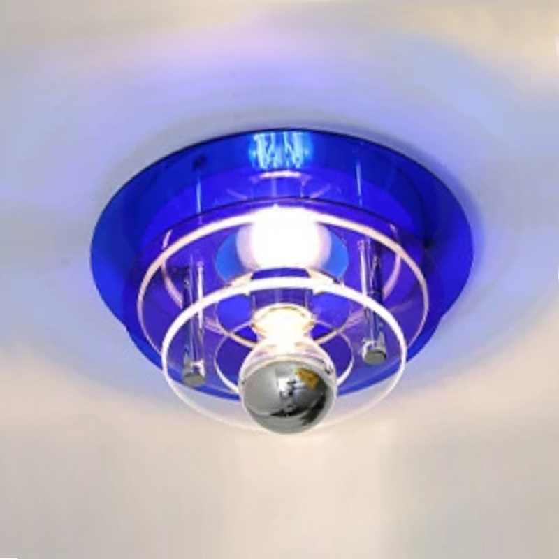 Retro Color Layers Acrylic LED Ceiling Lamp