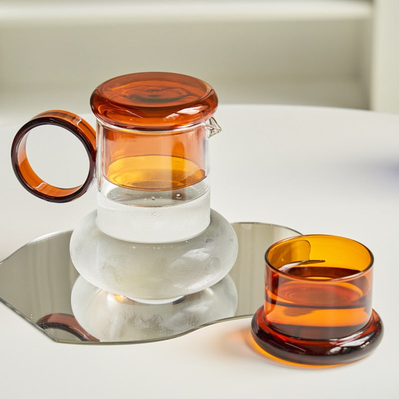 Wasserkocher-Glas-Set mit Deckel – Letifly Lights & Decor