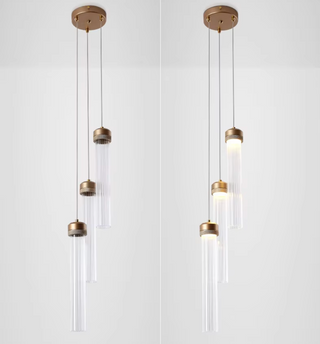 Ripple Drop Tube LED Pendant & Chandelier Light – Letifly Lights & Decor