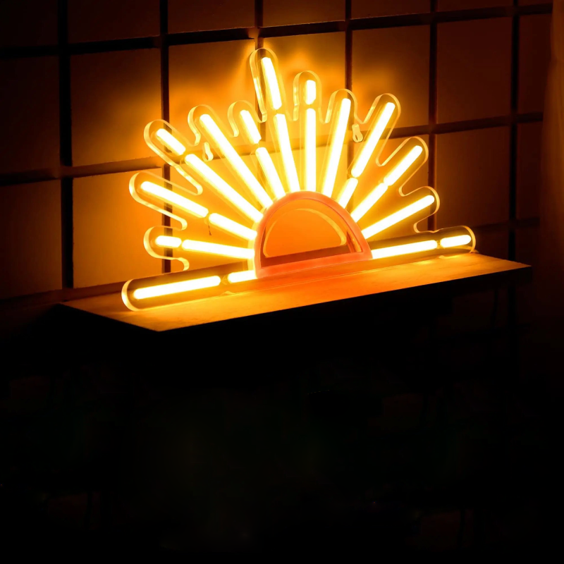 Sun Magic Neon Rising Sun LED Neon Light | Letifly – Letifly Lights & Decor