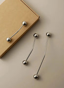 Kinetic Line Knobs & Pulls Minimalist brass cabinet knobs and pulls solid brass modern hardware set