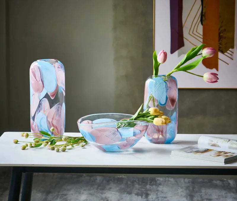 Transparent Hydroponics Flower Vase