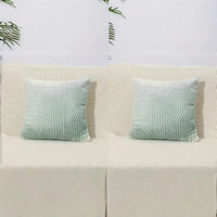 Plush pillow covers ink-wash ombré velour ultra-soft set of 2 pillowcases