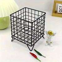 1pc Office Desk Storage Basket - Multi-functional Storage Basket, Shelf Basket-Letifly Lights and Decor