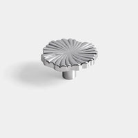 Santaya Brass Cabinet Pulls Cup Flat Chrome Drawer Pulls Kitchen Cupboard Bathroom Dresser Cabinet Knob Hardware Silver Handles-Letifly Lights and Decor