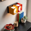 Memphis Bedroom Bedside Wall Lamps Red Yellow Glass Ball Lamp LED Modern Color Dopamine Living Room Corridor Aisle Wall Lights-Letifly Lights and Decor