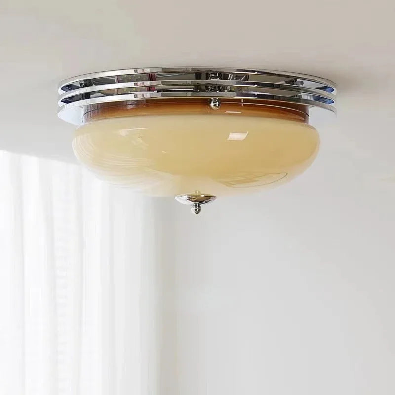 Crème Halo Ceiling Light
